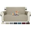 Ystyle Copridivano 2 Posti Con Braccioli, Copridivano Antigraffio Gatto, Copri Divano Universale, Copridivani Mobili Protector, Sofa Cover Per Cani, Copri Divani Elegant, Cachi