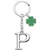 YJYJZX Portachiavi Lettera Iniziale Ciondolo,Portachiavi Regalo Amici Sorelle Amica,argento A-Z 26 lettera iniziale ciondolo portachiavi - Regalo Donna Uomo Compleanno,Portafortuna Portachiavi (P)