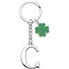 YJYJZX Portachiavi Lettera Iniziale Ciondolo,Portachiavi Regalo Amici Sorelle Amica,argento A-Z 26 lettera iniziale ciondolo portachiavi - Regalo Donna Uomo Compleanno,Portafortuna Portachiavi (C)
