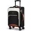 LOVEVOOK - Bagaglio a mano grande, con 4 rotelle, trolley, zaino, 55 x 40 x 20 cm, zaino in tessuto, per viaggi in aereo, gite nel weekend e lavoro