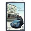 Les Collections Rétro Biglietto Citroen 2 CV Auto Passion Collections Licenza Ufficiale Auto Blu e Argento Lucido - Biglietto aperto bianco 23 x 17 cm - Con Busta Bianca 12 x 17,5 cm - Compleanno Partenza Ritirata Festa