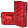 MATADOR Portafoglio da donna in pelle #Madrid NEXTGEN | Elegante scatola regalo, blocco RFID, portamonete di lusso, molti scomparti per carte