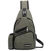 FANDARE Uomo Monospalla Donna Zaino Monospalla Borsa a Tracolla Borsa Sportiva Sling Bag, Crossbody Bag per Viaggio, sport, campeggio,Ciclismo,Alpinismo Impermeabile Poliestere Verde