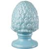 L'oca nera pigna azzurra in ceramica h.21 cm cod.1L110