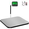 GRAM PRES Bilancia postale ad alta precisione con Hold/Tare/Pcs, 440 lbs/10 g, bilancia digitale con display LCD per pacchetti/bagagli/ufficio postale/cane, incl. batteria e cavo USB