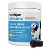 Vetnique Glandex per cani - 120 morbidi bocconcini per la salute delle ghiandole anale - Formulato dai vet, supporta probiotico e prebiotici digestivo - Omega-3, pectina di mele, semi di zucca e fibre