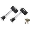 Master Lock 1479TAT Lucchetto ricevitore, confezione da 2, argento
