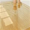 JIAJUTUI001 Tappeto Salvapavimento Trasparente in PVC,Protezione Parquet Pavimenti Duri Resistente Antiscivolo AntiGraffio Tappetini per Sedie da Ufficio,per casa,Soggiorno (Transparent,2mm,40x90cm)