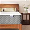 MOLPHIT Materasso 90 x 200 cm con certificazione OEKO-TEX, spessore 25 cm, materasso a molle insacchettate H3 e H4, materasso ergonomico in schiuma fredda a 7 zone, con durezza media, per supporto