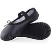 ZDQ Scarpette Danza Classica in Pelle Bambina Scarpe da Ballo Donna Ragazze Pilates Yoga Ginnastica Ballerina per Bambini e Adulti Beige 40