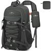 RAINSMORE Zaino Trekking 40 Litri Impermeabile Ultraleggero Pieghevole Zaino Montagna per Escursionismo Alpinismo Equitazione Campeggio Viaggio e Sportivo