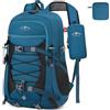 RAINSMORE Zaino Trekking 40 Litri Impermeabile Ultraleggero Pieghevole Zaino Montagna per Escursionismo Alpinismo Equitazione Campeggio Viaggio e Sportivo
