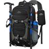 RAINSMORE Zaino Trekking 40 Litri Impermeabile Ultraleggero Pieghevole Zaino Montagna per Escursionismo Alpinismo Equitazione Campeggio Viaggio e Sportivo