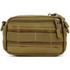 Huntvp Mini Marsupio Molle Sportivo Multifunzionale Borsetta a Tracolla Militare Borsa per Campeggio Escursionismo Ciclismo Viaggio Trekking Porta Smartphone Chiave Denaro,nero