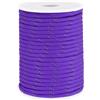 PATIKIL 100 Piedi 550 Paracord, 7 Fili Bobina Riflettente per Paracadute 4mm Corda Forte per Sopravvivenza per Campeggio Escursionismo Pesca, Viola