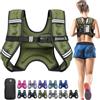 Bagail Gilet Appesantito Per l'Allenamento Della Forza, Misura Del Busto Regolabile, Comoda Tasca, Gilet Appesantito Con Sabbia di Ferro, Ideale per la palestra, lo yoga e l'aerobica