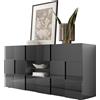 Tecno Arredo 3 Living DAMA-madia 2 ante 2 cassetti