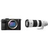 Sony Alpha 7CII di Sony | Fotocamera mirrorless full-frame (compatta, 33 MP, autofocus in tempo reale, 10 fps, video in 4K, display touch orientabile) + Lente SEL200600G (Nero)