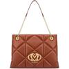 Love Moschino BORSA PU EMBOSSED CASTAGNA