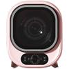 Generic Asciugatrice a condensazione portatile, asciugatrice compatta con capacità di 5 kg e centrifuga da 0,8 kg, design ventilato ideale for piccoli spazi (blu/verde/bianco/rosa)(Pink)
