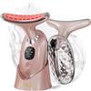 DOCOCO Massaggiatore Viso Lifting Antirughe Elettrico, DOCOCO Doppio EMS Dispositivo di Bellezza Antirughe con 3 Modalità, 45℃ Terapia Lifting Viso, Massaggio Rassodante Viso e Collo