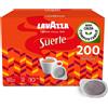 Suerte - Caffè Macinato Espresso in Cialde in Carta, 4 Confezioni Da 50 Cialde