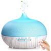 GeeRic Diffusore di Oli Essenziali 550ML,GeeRic Ultrasuoni Umidificatore 7 Color LED Silenzioso Purificatore d'Aria Diffusore di Aromi Nebulizzatore per Oli Profumati per Casa Ufficio Yoga Grigio