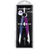 STAEDTLER Mars Comfort 556 - Compasso a geometria di precisione, testa a molla tonda e mandrino centrale, Compasso Mars Comfort 556 Mars Jubiläumsedition, 556 00-MA2