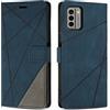 SONWO Cover per Nokia G22 Custodia, Flip Caso in PU Pelle Case Cover Premium Portafoglio Custodia per Nokia G22, Supporto Stand, Slot per Schede, Blu