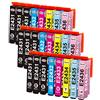 Jagute 24-Pack 24XL Cartucce d'inchiostro Compatibili con Cartucce Epson 24 XL 24 Mutipack Cartucce per Epson Expression Photo XP-55 XP-750 XP-760 XP-850 XP-860 XP-950 XP-960 XP-970 (9BK/3C/3M/3Y/3LC/3LM)
