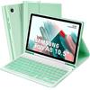 SOPPY Custodia con tastiera retroilluminata per Samsung Galaxy Tab A8 10,5, layout UK, supporto per penna S integrato, cover sottile con tastiera staccabile per Samsung Tab A8 10,5 2022 (SM-X200/