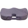 Herzberg HG8040 HG8040-Cuscino in Memory Foam, ergonomico, Taglio a U e Postura Sana, Sostegno Perfetto per Il Recupero, Grigio