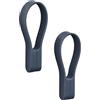 Zone Denmark Loop Gancio per Asciugamani, Appendiasciugamani, Clip Magnetiche per Asciugamani, Gancio/Clip per Asciugamani e Canovacci, 9 cm, 2 Pezzi, Blu Reale (Blu)