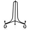 Tincogo 8 Pollici Ferro Supporto Cavalletto Decorativo per foto, piatti, cornici, libri di cucina, piatti decorativi, tablet e arte, Black 2 Pezzi