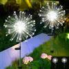 Acxilexy 2 Pezzi Solari Luci Fuochi d'Artificio, 300 LEDs Fuochi d'Artificio Luci con 8 Modalità, Impermeabile Filo di Rame Luci di Fuochi d'Artificio, Luci Solari da Giardino per Sentiero Feste