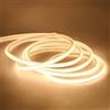 pcning IP67 Impermeabile Strip LED COB 220V 5M Flessibile Striscia Bianco Caldo 3000K, Strisce LED 220 Volt da Esterno 5 Metri (Bianco Caldo, 5M)