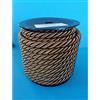 PIZZITALIANI LACES & RIBBONS SINCE 1953 PIZZITALIANI Passamaneria decorativa - Cordone Intrecciato 10mm x 10m, MARRONE NOCCIOLA - Corda Decorativa flessibile, Cordoncino per decorazioni e Artigianato, Made in Italy