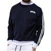 XTREME BOXING - Felpa Girocollo in Cotone Leggero Girocollo, Maglioncino Leggero della Tuta Uomo in Cotone, Sportiva, Casa, Palestra, Jogging, Tempo Libero XF206PC (XXL, Bianco)