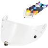 MXJ Gear Visiera Casco Moto per HJ-26/RPHA 70/RPHA 11,Visiere per Casco Moto,Sostituzione della Visiera della Lente del Casco del Parabrezza del Motociclo per Il Casco Integrale (Trasparente)