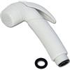 CR-MOESANCO® Soffione doccia per caravan, camper, barca, bianco con pulsante di apertura