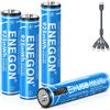 ENEGON AAA Batterie Ricaricabili 925mWh 1.5V Agli Ioni di Litio (4 pezzi), USB C AAA Ricaricabili Con Cavo di Ricarica 4-in-1 - Ricarica Tramite Tipo C, Non Richiede Caricabatterievvv
