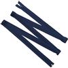 Aerzetix - Set di 3 Cerniere Lampo a Spirale n. 5 da 200 cm separabili con cursore | in Metallo, Nylon e Poliestere | Cucito, creazioni Fai da Te, Tessuti, Abbigliamento | Colore Blu Scuro