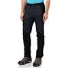 CMP - Pantaloni Elasticizzati da Uomo, Nero, 54