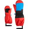 Ziener Bambino LIWI-Z - Muffolo da sci/sport invernali | impermeabile, con polsino lungo, rosso, 1