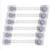Dreambaby Twist 'N Lock - Chiavistello multiuso, confezione da 6, colore: Bianco/Grigio