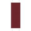 vidaXL Tenda Plissettata Rosso Bordeaux 50x150 cm Larghezza Tessuto, Tenda per Finestra Plissettata, Tenda Plissettata, Tenda a Fisarmonica