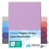 etérea Himmlische Qualität etérea Jersey Topper lenzuolo con angoli 200x200-200x220cm Lilla Epaisseur 5-10 cm - 100% Cotone - Oekotex materasso Letto copripiumino - lenzuola 200x200cm - 200x220cm Viola