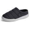 Dearfoams Kendra Sport Lounge Memory Foam Clog, Pantofole Donna, Nylon Nero Solido, X-Large