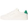 Tommy Hilfiger TH Court Lth Detail Ess Fm0fm05367, Sneaker Uomo, Beige (Alabaster), 46 EU