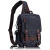 Leaper BP3187, Borsa a tracolla donna Black[8596,Medium] medium